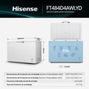 HISENSE CONGELADOR FT484D4AWLYD