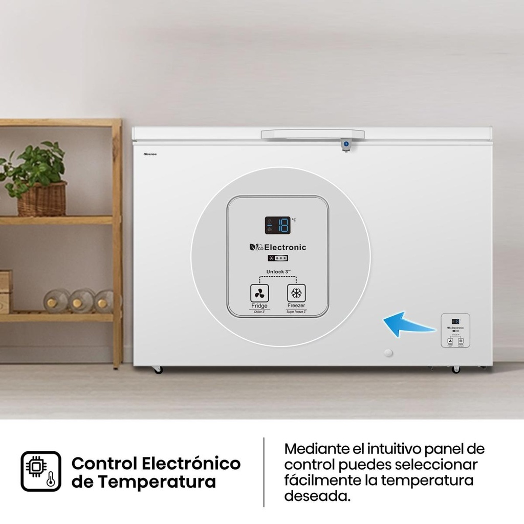 HISENSE CONGELADOR FT484D4AWLYD