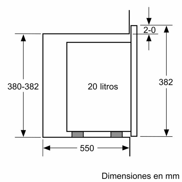 BOSCH MICROONDAS BEL523MS0