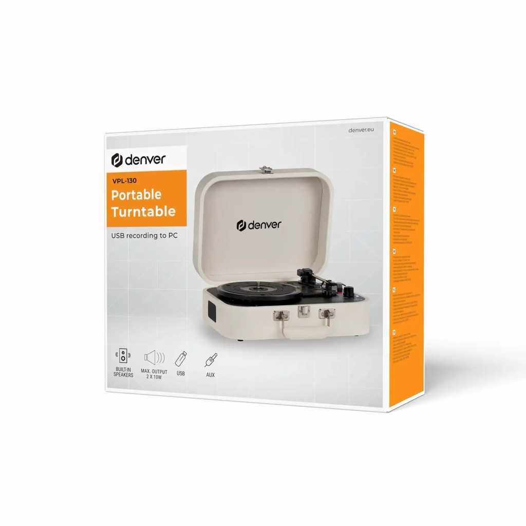 DENVER TOCADISCOS VPL-130 USB