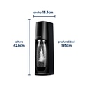 SODASTREAM MAQUINA PARA GASIFICAR AGUA TERRA BLACK