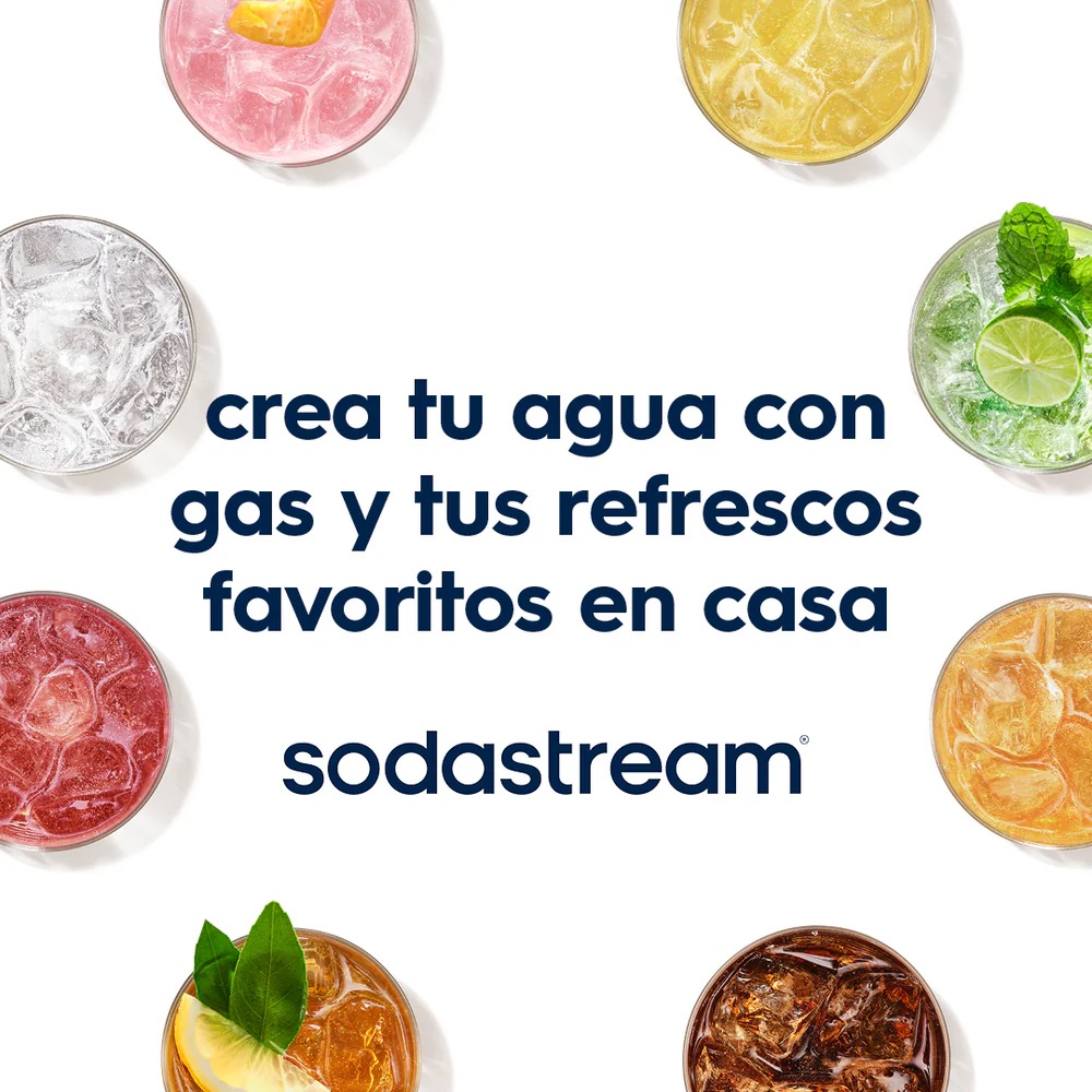 SODASTREAM MAQUINA PARA GASIFICAR AGUA TERRA BLACK