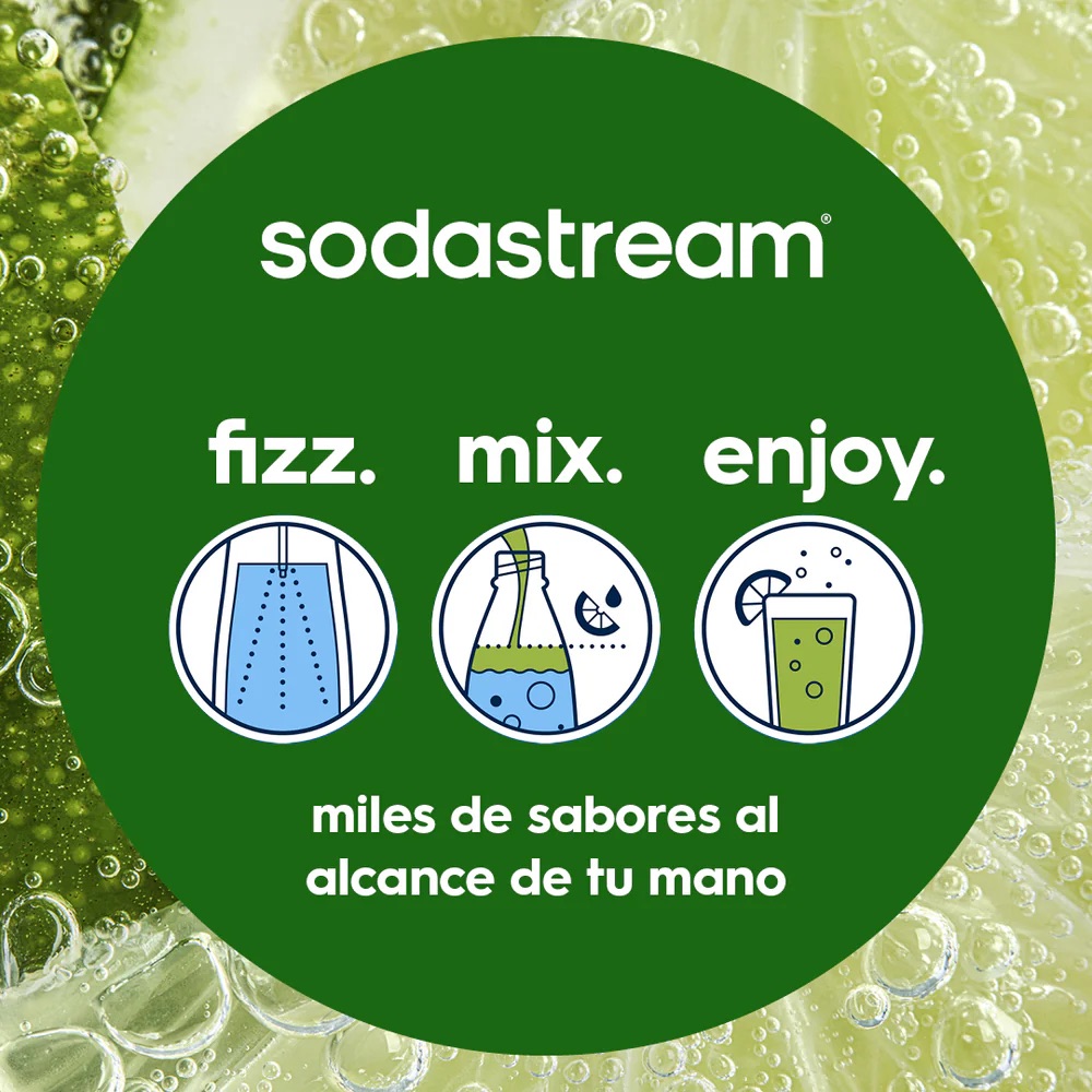 SODASTREAM MAQUINA PARA GASIFICAR AGUA TERRA BLACK