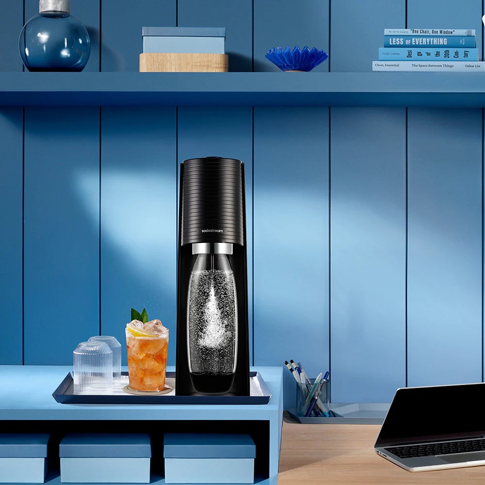 SODASTREAM MAQUINA PARA GASIFICAR AGUA TERRA BLACK