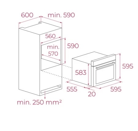 TEKA HORNO HCB6165SS