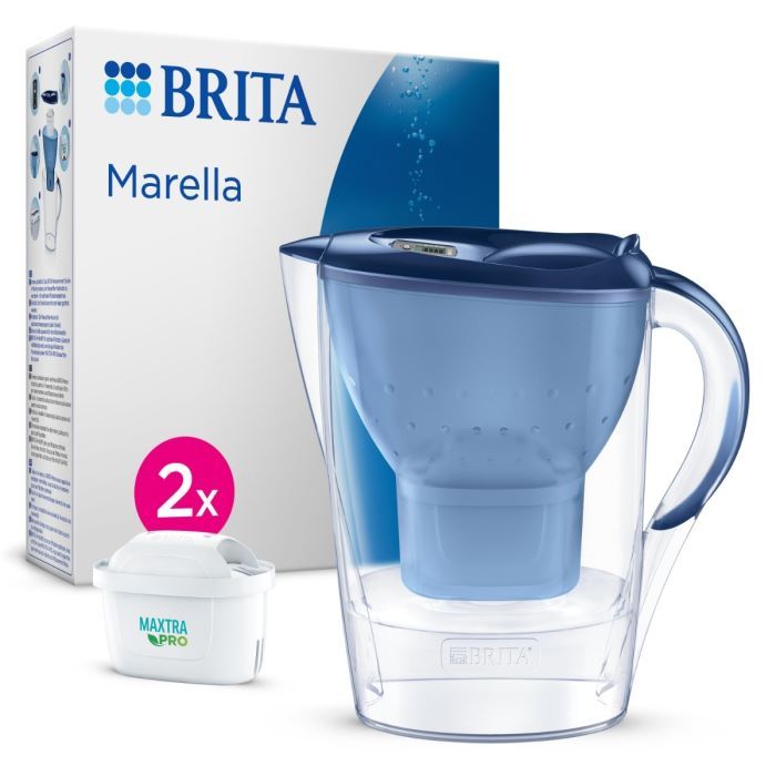 BRITA JARRA MARELLA AZUL + 2 FILTROS