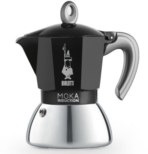 [8006363029100] BIALETTI CAFETERA MOKA INDUCCION 2 TAZAS NEW NEGRA