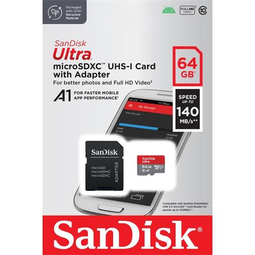 [619659200541] SANDISK TARJETA MICRO SD 64GB
